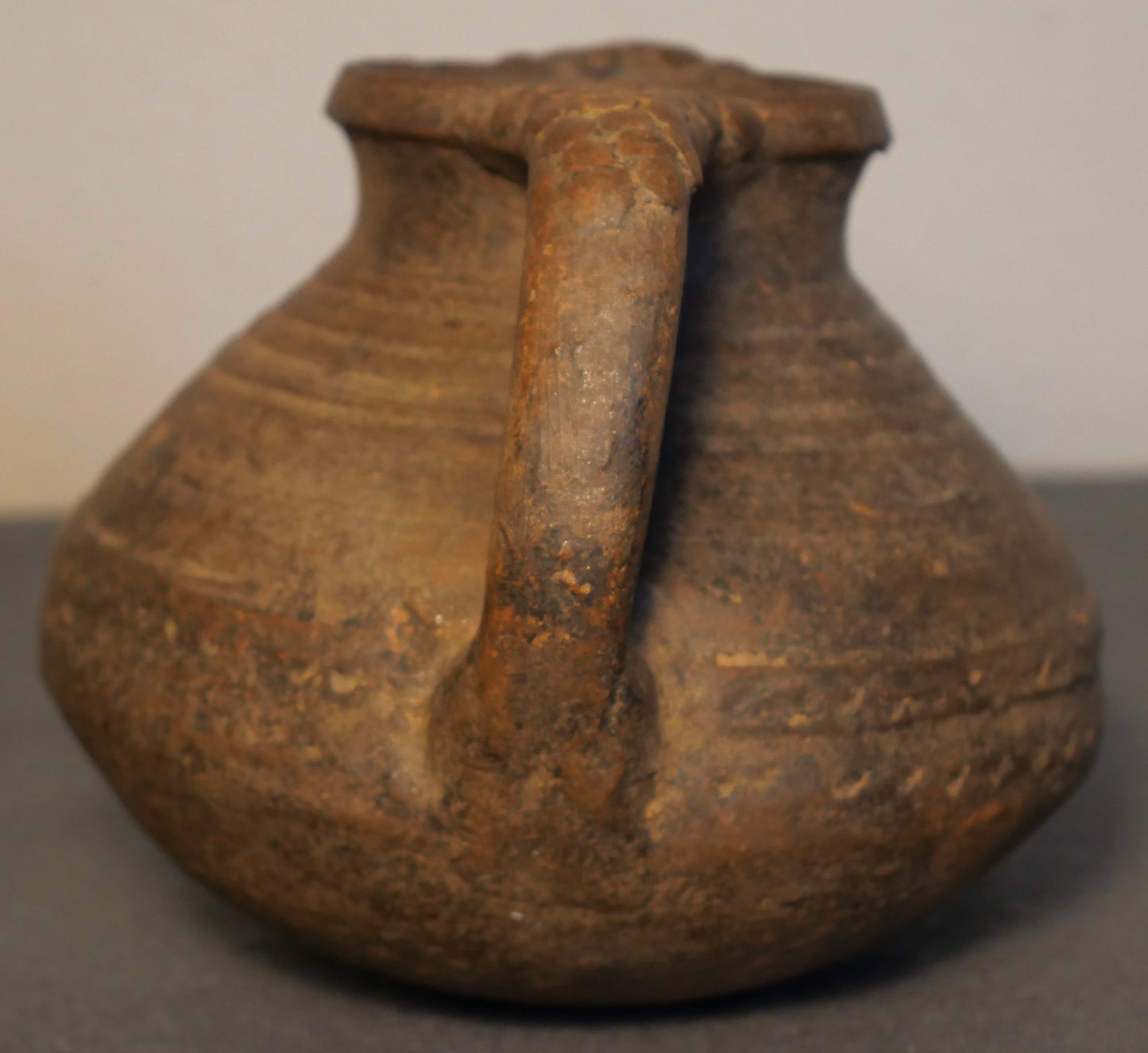 Early 20th Century South Asian Clay Milk Pitcher from Swat Valley, Pakistan