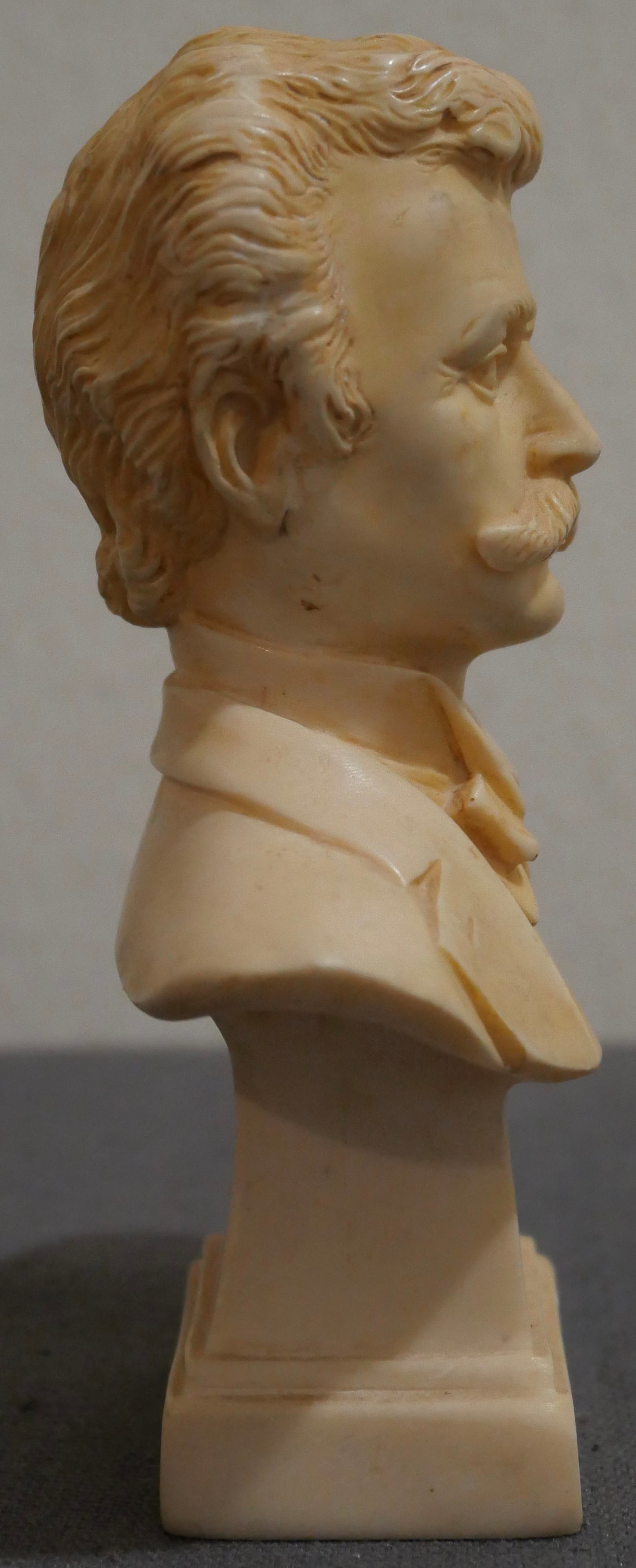 Vintage 1970’s Italian G. Ruggeri Johann Strauss Miniature Resin Bust