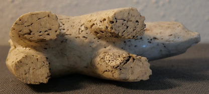 Mid 20th Century American Native American Inuit Polar Bear Figure Whale Bone Carving