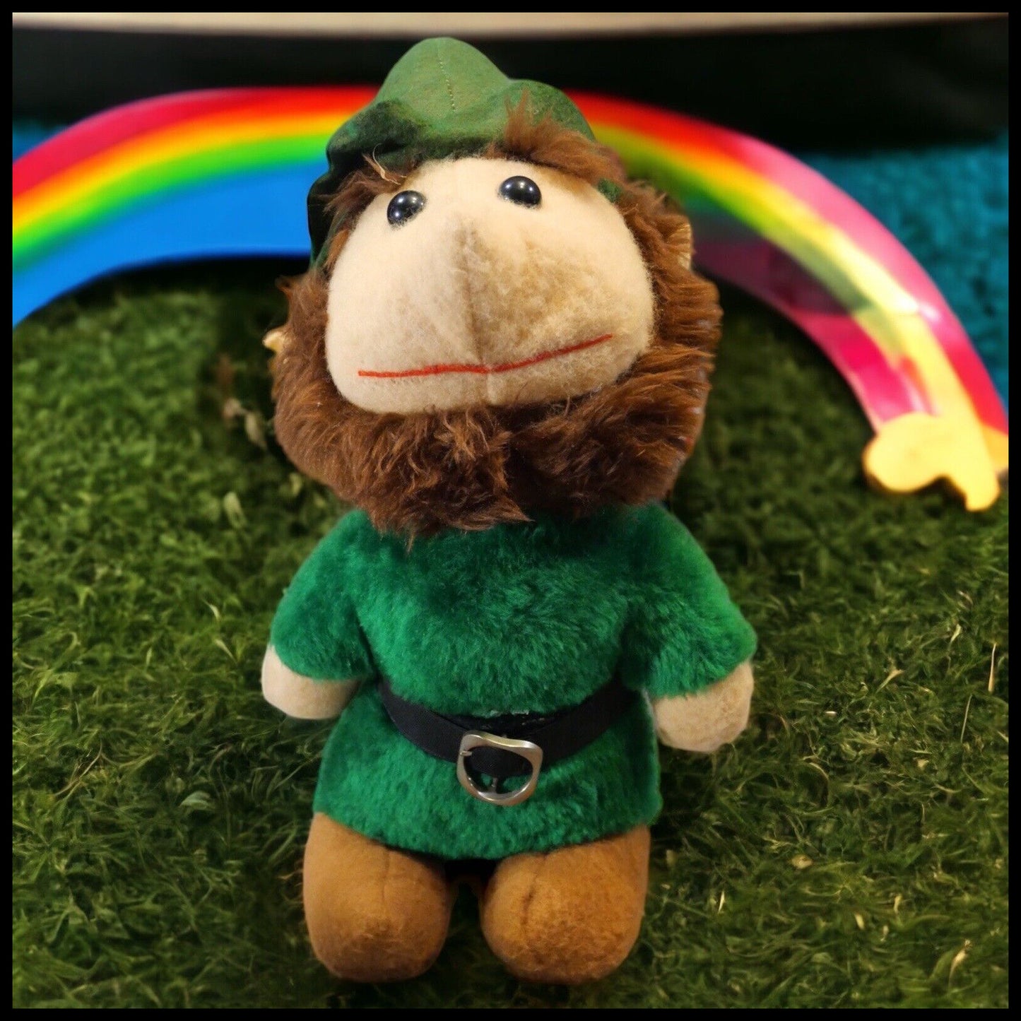 Vintage 1970's New Orleans Hibernia Bank Bernie the Leprechaun Plush