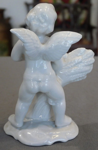 1960’s German Karl Thieme Dresden Porcelain Spring Putto Figurine