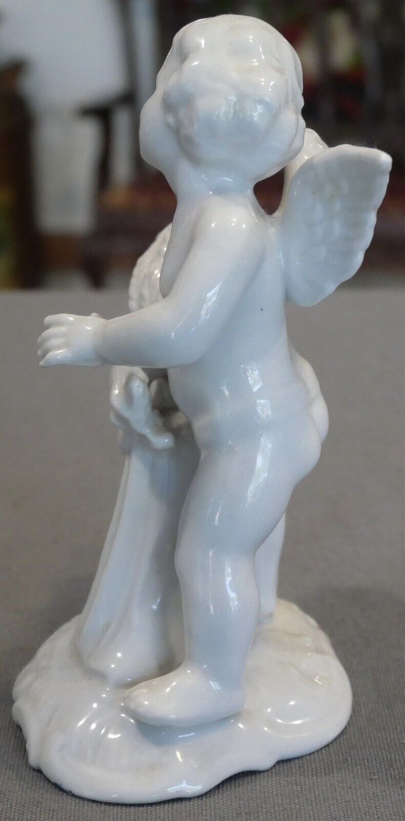 1960’s German Karl Thieme Dresden Porcelain Spring Putto Figurine