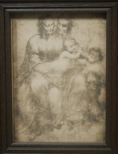 Mid 20th Century After da Vinci "The Virgin and Child with St. Anne & St. John the Baptist" Print by Turner Wall Accessories (Chicago)